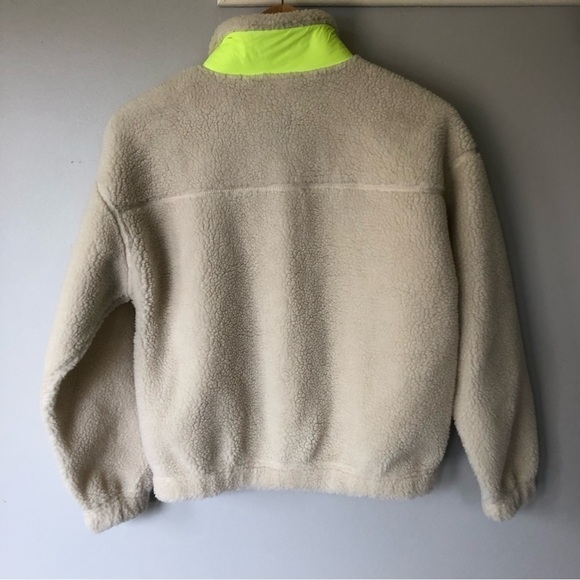 OLD navy sherpa teddy bomber fleece coat jacket - Picture 3 of 8